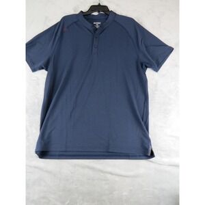 Rhone Henley Performance Polo Shirt XL Navy Tencel Stretch Athletic Training